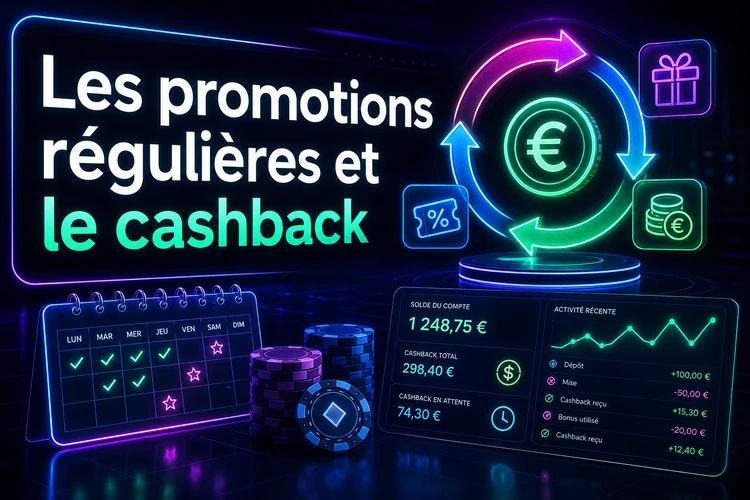 Les promotions régulières et le cashback