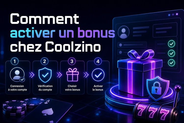 Comment activer un bonus chez Coolzino