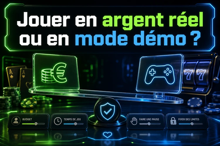 Jouer en argent réel ou en mode démo ?