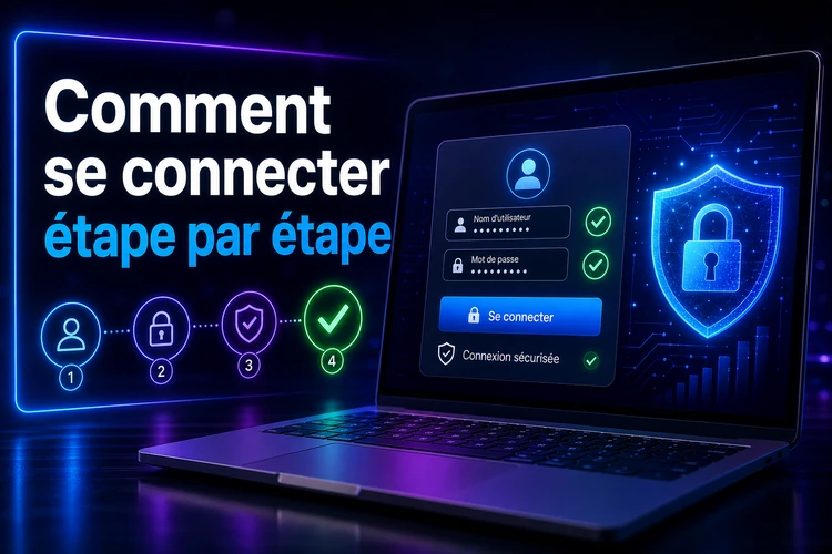 Comment se connecter étape par étape