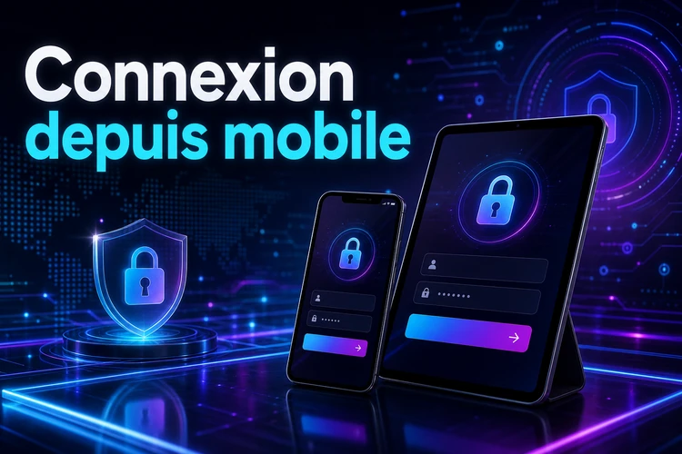 Connexion depuis mobile